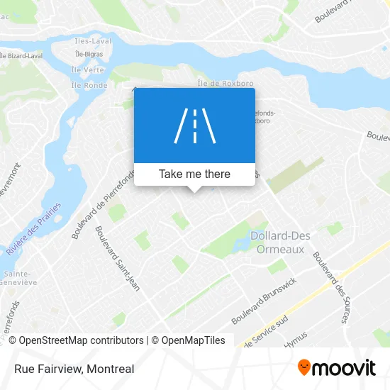 Rue Fairview map