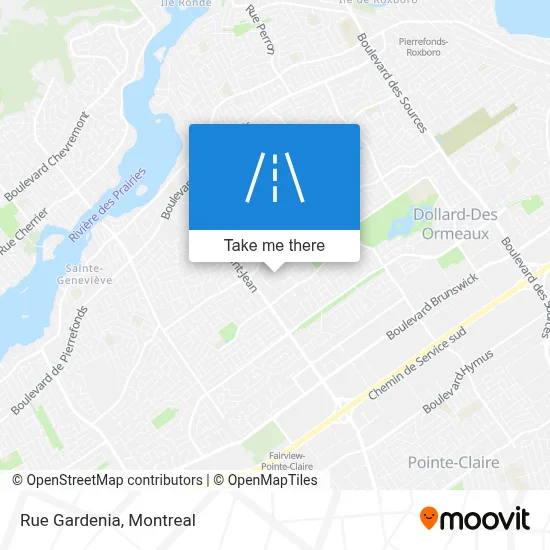 Rue Gardenia map
