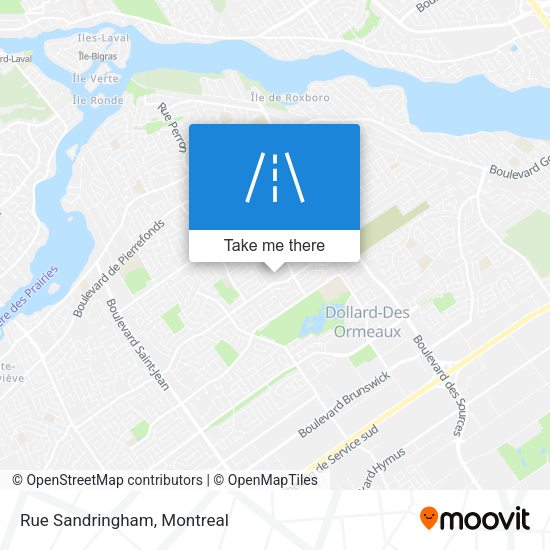 Rue Sandringham map