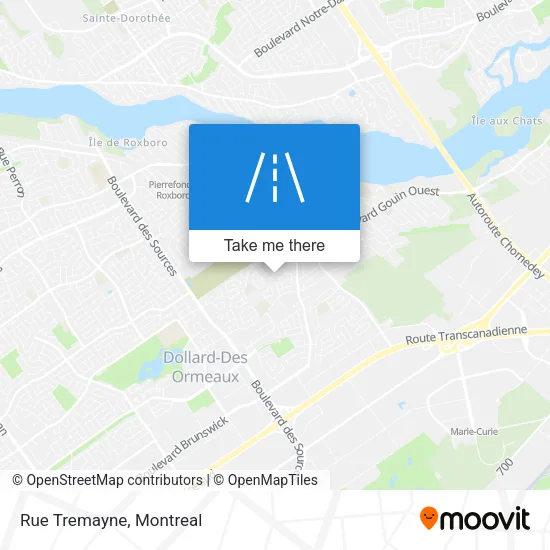 Rue Tremayne map