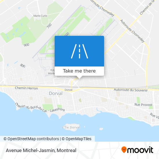 How to get to Avenue Michel Jasmin in Dorval by Bus or Train