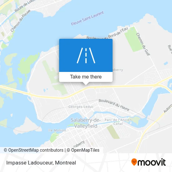 Impasse Ladouceur map