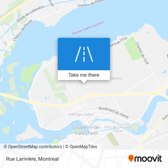 Rue Larivière map