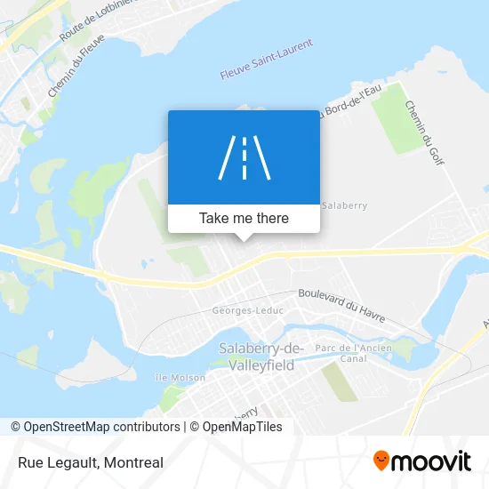 Rue Legault map