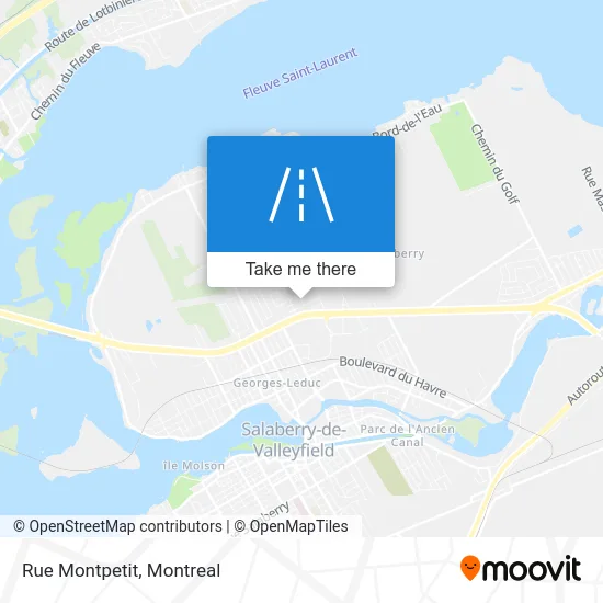 Rue Montpetit map