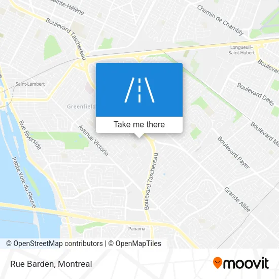 Rue Barden map