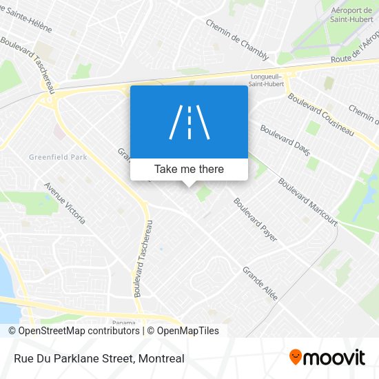Rue Du Parklane Street map