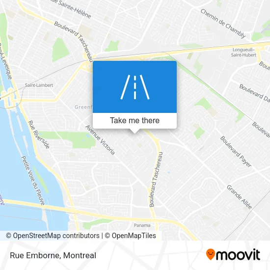 Rue Emborne map