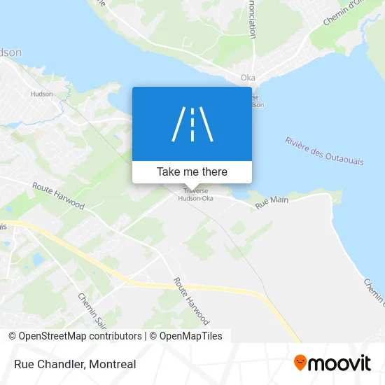 Rue Chandler map