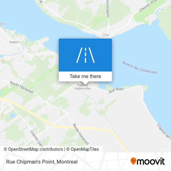 Rue Chipman's Point map