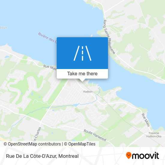 Rue De La Côte-D'Azur map