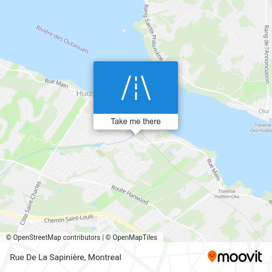 Rue De La Sapinière map
