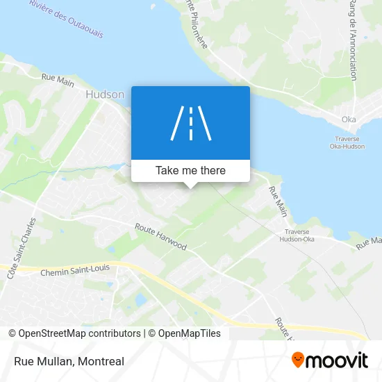 Rue Mullan map