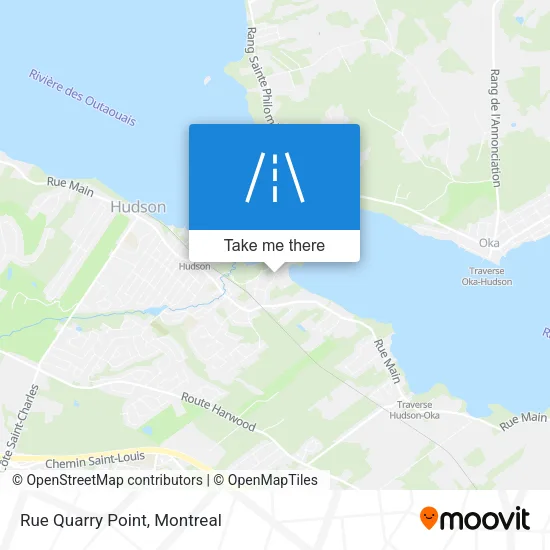 Rue Quarry Point map