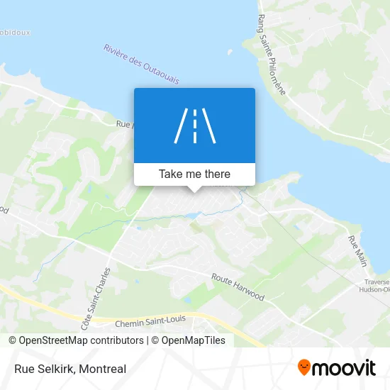 Rue Selkirk map