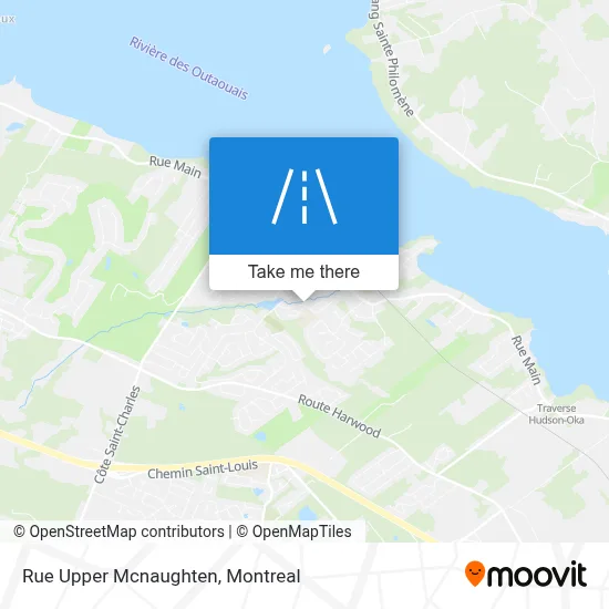 Rue Upper Mcnaughten map