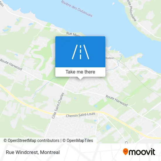 Rue Windcrest map