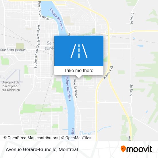 Avenue Gérard-Brunelle map