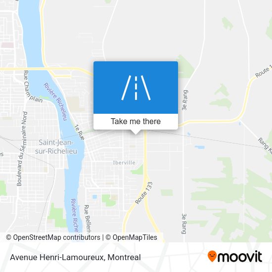 Avenue Henri-Lamoureux map