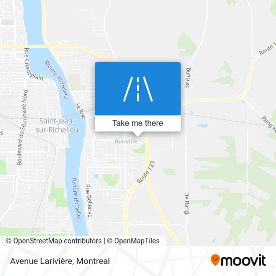 Avenue Larivière map