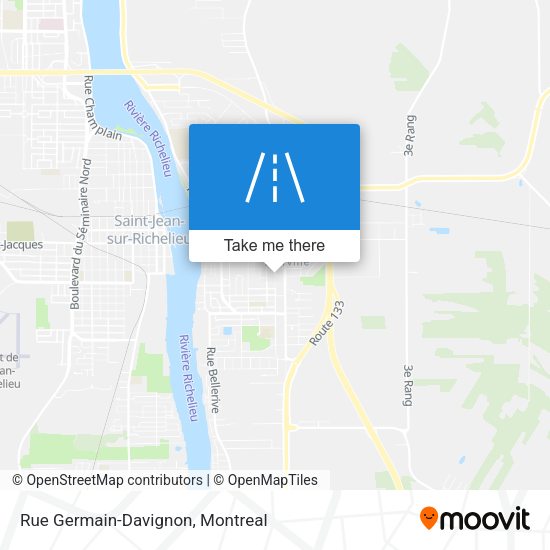 Rue Germain-Davignon map