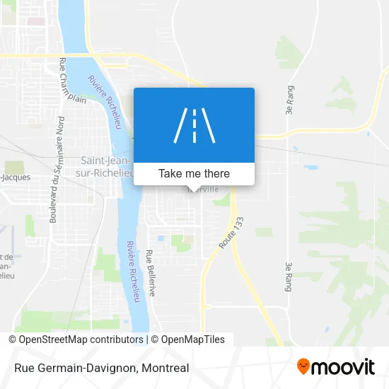Rue Germain-Davignon map