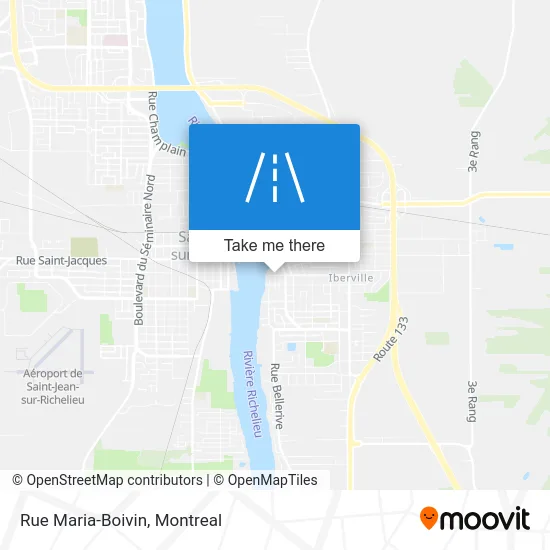 Rue Maria-Boivin map