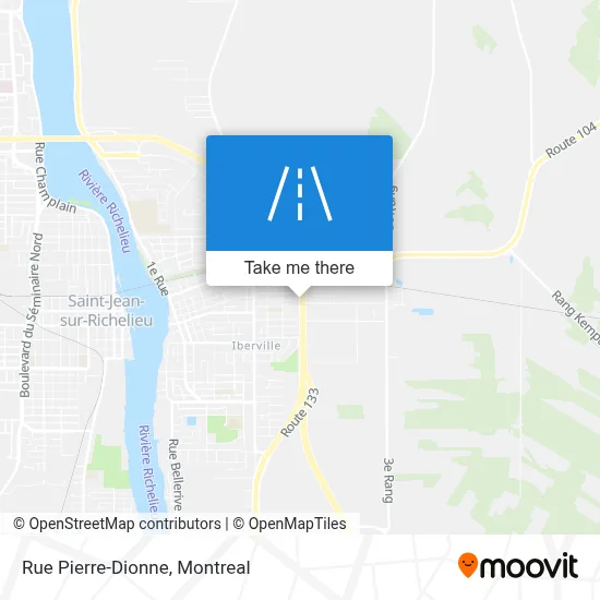 Rue Pierre-Dionne map