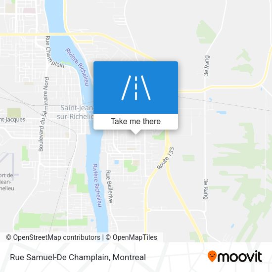 Rue Samuel-De Champlain map