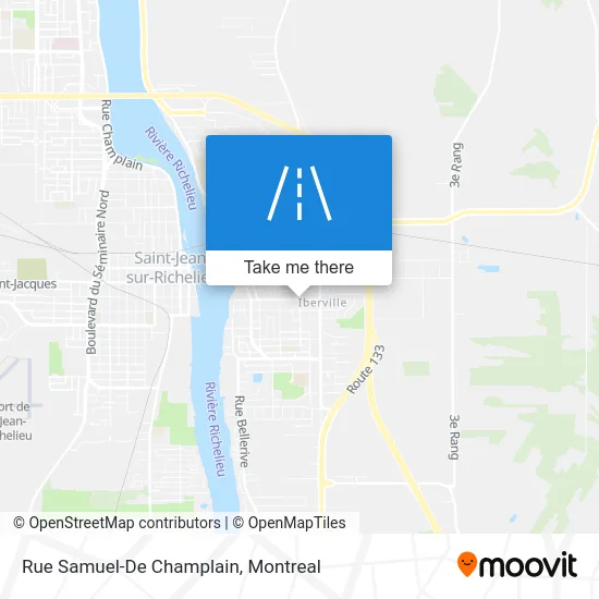 Rue Samuel-De Champlain map