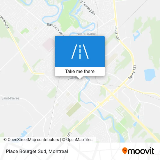 Place Bourget Sud map