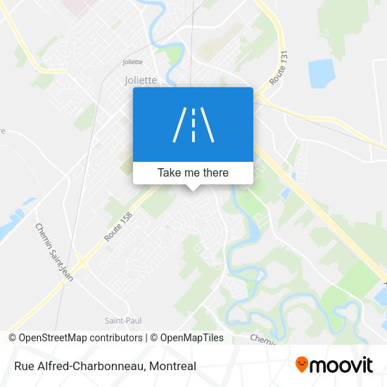 Rue Alfred-Charbonneau map