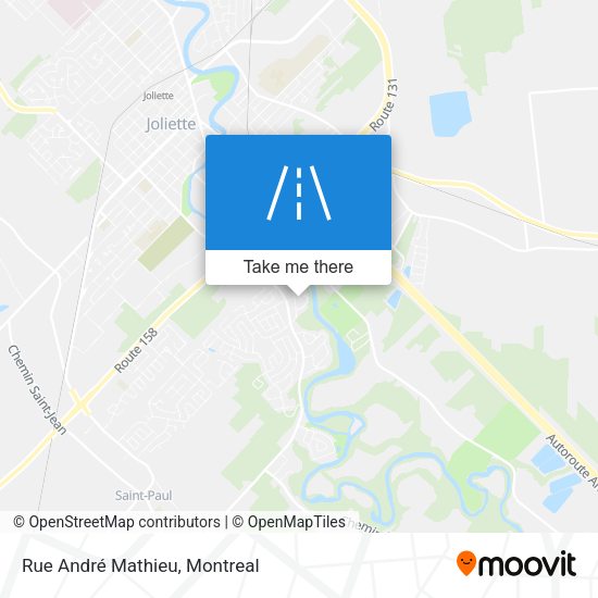 Rue André Mathieu map
