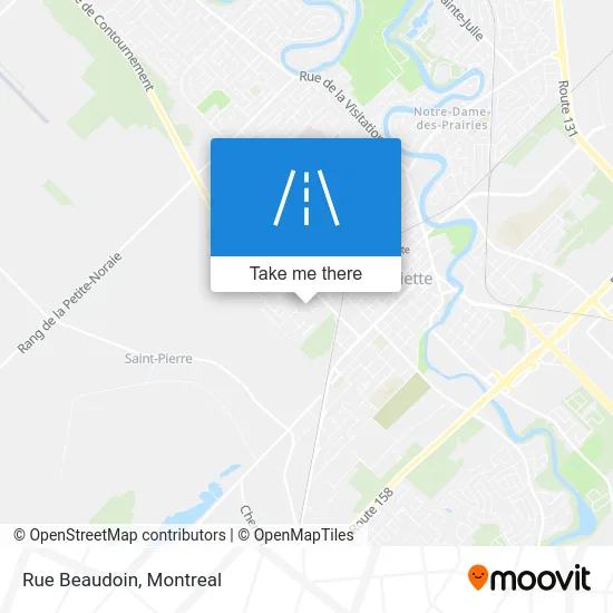 Rue Beaudoin map