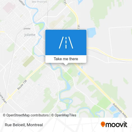 Rue Beloeil map