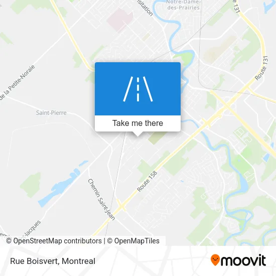 Rue Boisvert map