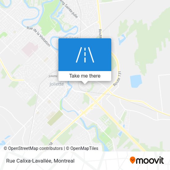Rue Calixa-Lavallée map