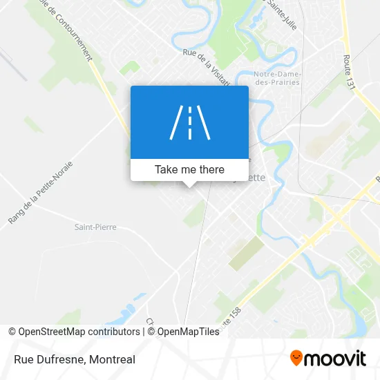 Rue Dufresne map