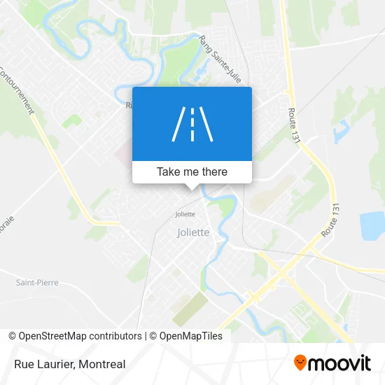Rue Laurier map