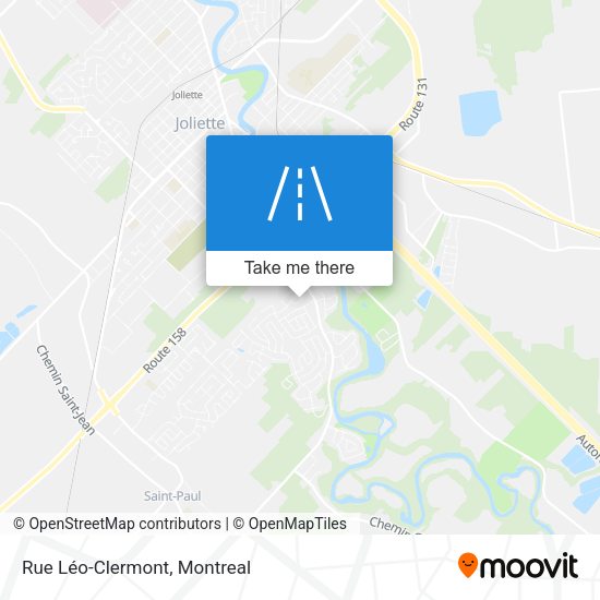 Rue Léo-Clermont map