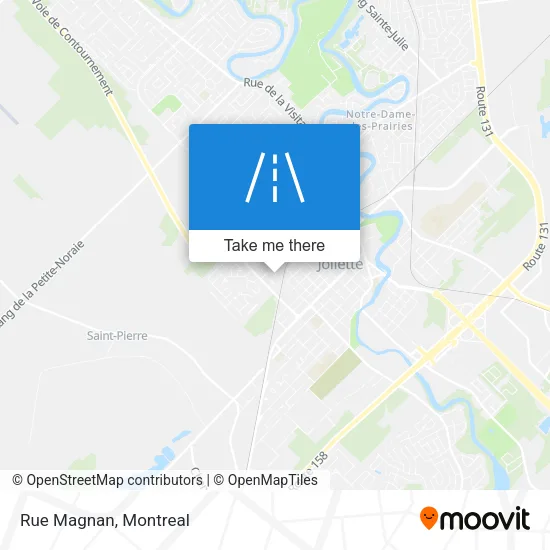 Rue Magnan map