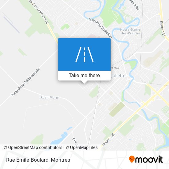 Rue Émile-Boulard map