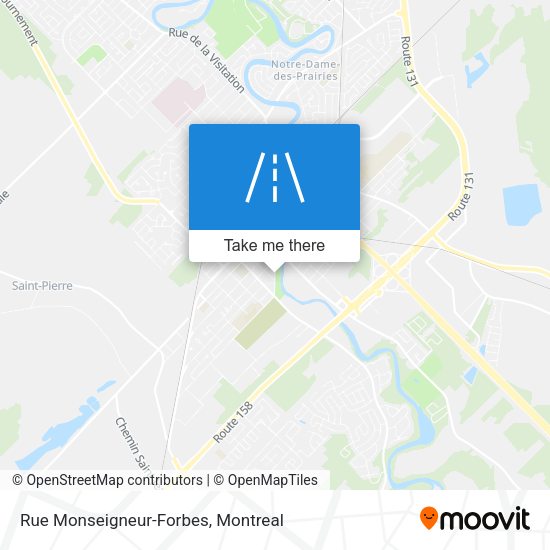 Rue Monseigneur-Forbes map
