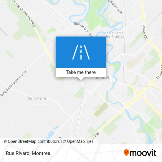 Rue Rivard map