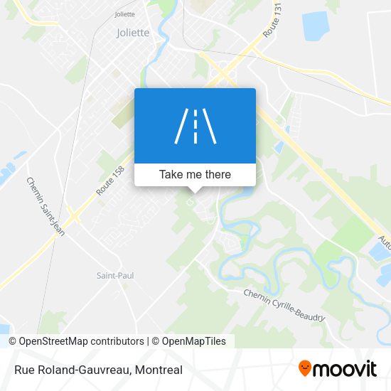 Rue Roland-Gauvreau map