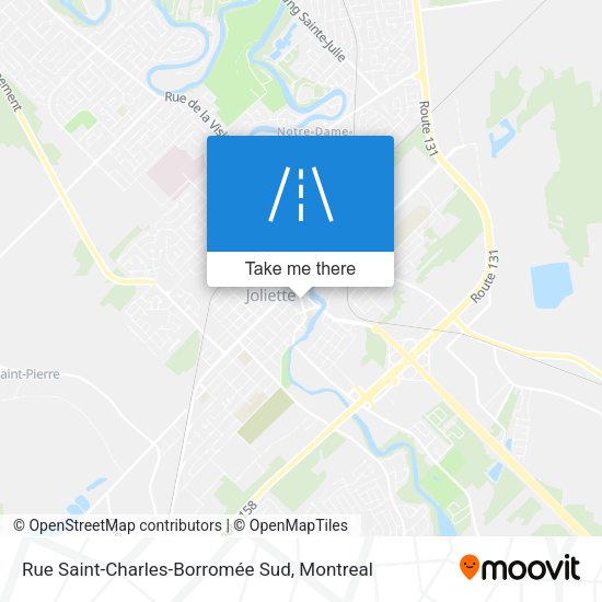 Rue Saint-Charles-Borromée Sud map