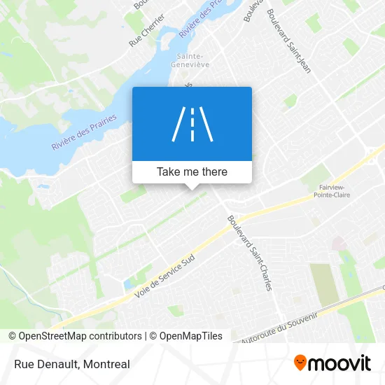 Rue Denault map