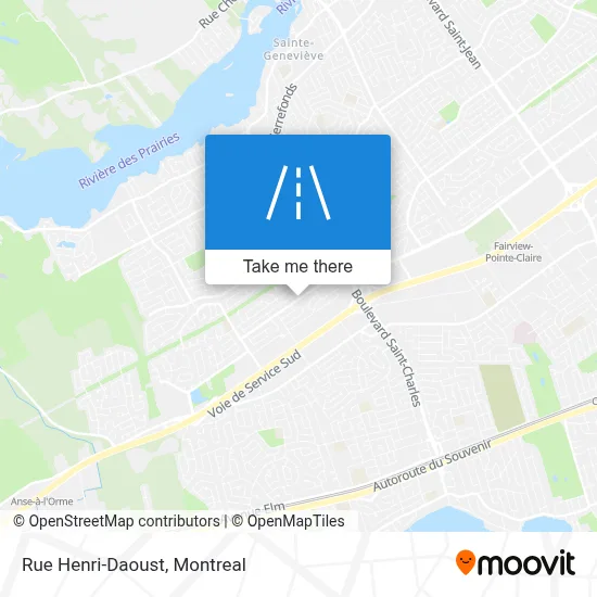 Rue Henri-Daoust map