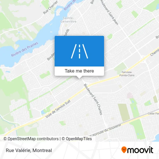 Rue Valérie map