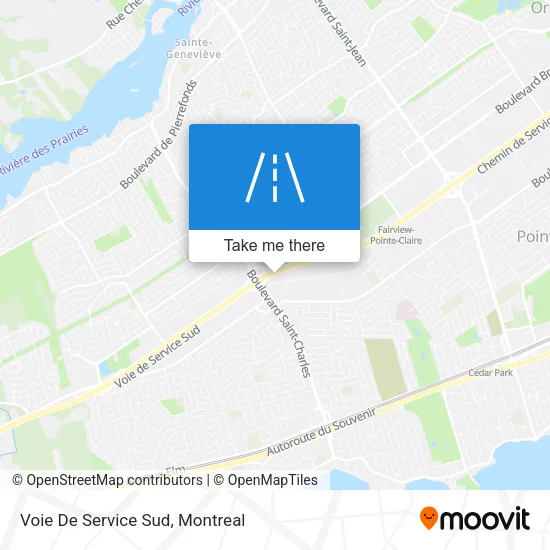 Voie De Service Sud map